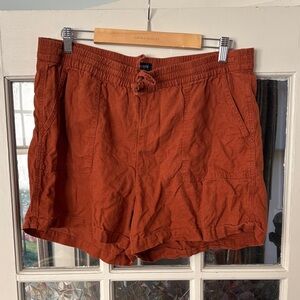 J.Crew Linen Blend pull on short